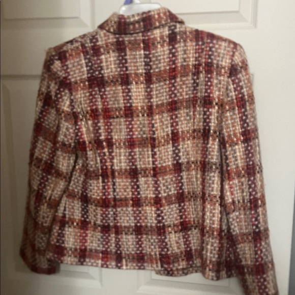 Chic Plaid Women's Blazer - Picture 5 of 5